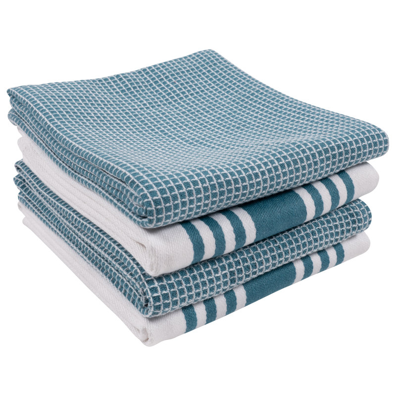 Ensemble de linge de maison 4 pièces, Bleu sarcelle