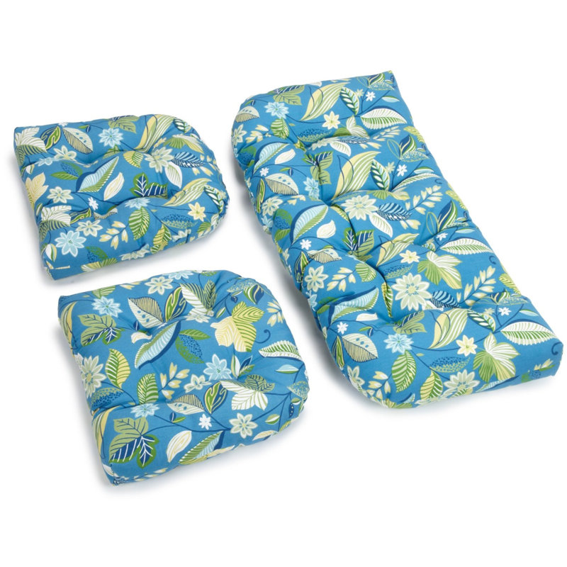Outdoor 5'' Seat Cushion, Caribbean