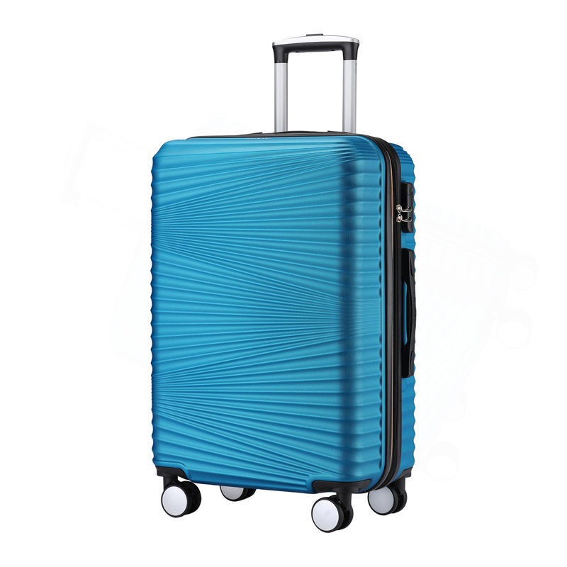 Valise 20 pouces avec roulettes à roulettes Valise rigide extensible, bagage à carreaux 20 po
