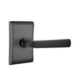 Sion Flat Passage (Hall & Closet) Door Lever with Rectangle Rosette