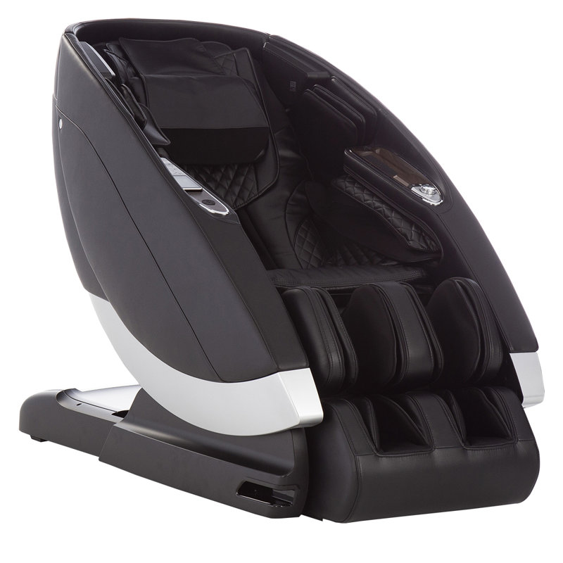 Fauteuil de massage Super Novo, Similicuir noir