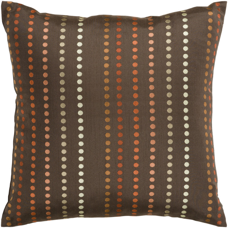 Dots Throw Pillow Cover, 18" H x 18" W x 0.25" D