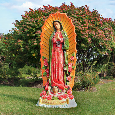 The Virgin of Guadalupe Religious Statue