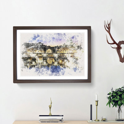 St. Peters Basilica in Rome Italy - Framed Print