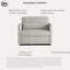 Fauteuil-lit convertible Serta Durango de 46 po de large, taille simple, bouclé-128726330