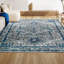 Lazaro Modern Persian Vintage Medallion Light Grey/Blue Rug-349635736