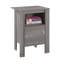 Table d'appoint en stratifié pouvant servir de table de lampe, table de chevet, table de bout et rangement Mattews-1525311078