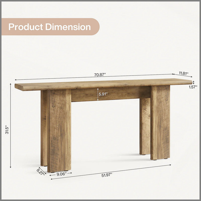Rustic Style Couch Table,Console Table,Hallway Stand