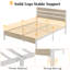 Structure de lit grand en métal avec tête et pied de lit en bois Alicia, lit plateforme rustique industriel avec support en acier robuste, aucun sommier requis, rangement sous le lit, sommier anti-bruit, naturel-1758362919-1830588107