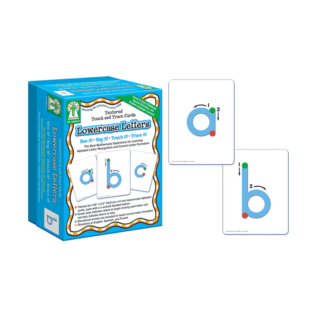 Textured Touch and Trace Lowercase Letters Frank Schaffer Publications/Carson Dellosa Publications