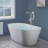 Topcraft Single Handle Floor Mounted Freestanding Tub Faucet with Handheld Shower-87221816