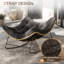 Très grande chaise berçante d'extérieur Papasan avec coussin-136491035
