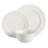 Gibson Home Scallop Buffet Dinnerware Set, Service For 4 (12Pcs), Embossed
