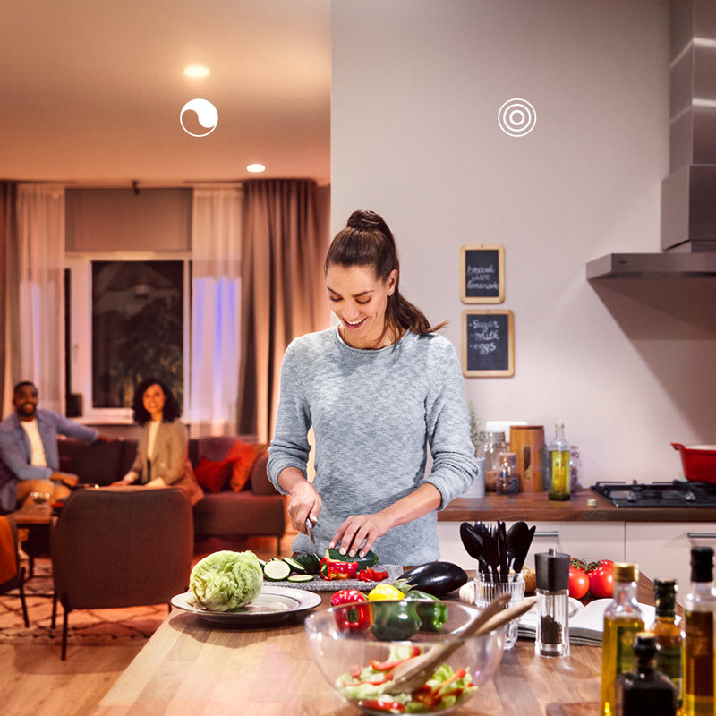 Philips Hue White Ambiance 5/6" High Lumen Downlights - 4 Pack