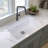 33" Pure Fireclay Single Bowl Undermount Workstation Sink