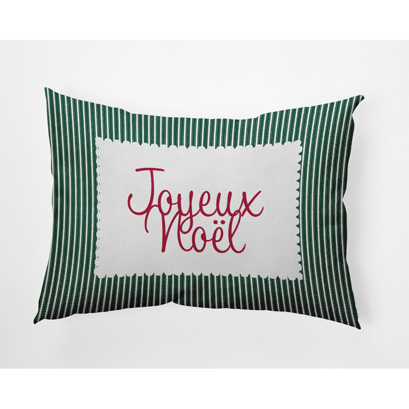 Reversible Throw Pillow, 14" x 20", Rectangular