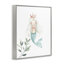 Princesse sirène et verdure, estampe numérique, design par Christine Simpson Art