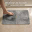 Tapis de bain décoratif 24 x 18 - Tapis ultra-absorbant à séchage rapide avec envers en caoutchouc antidérapant-114646156