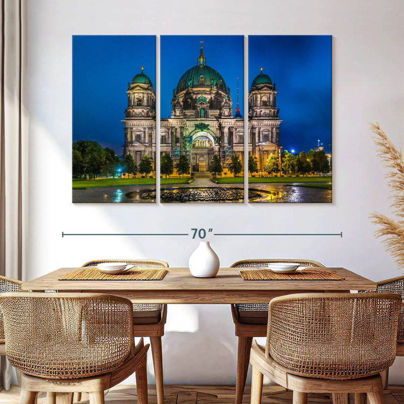 Cathédrale historique de Berlin, H 20 po x l 33 po