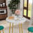 3-Piece Bar Table Set With 2 Bar Dining Stools – Modern Pub Style Dining Table-422815134