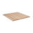 Outwater 1' Wide X 8' High X 3/8" Thick Unfinished Solid Maple Tambour Sheet With 1" Half-Round Slats – Flexible