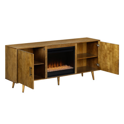 Darby Home Co 70 " W Electric Fireplace with BTU 4700