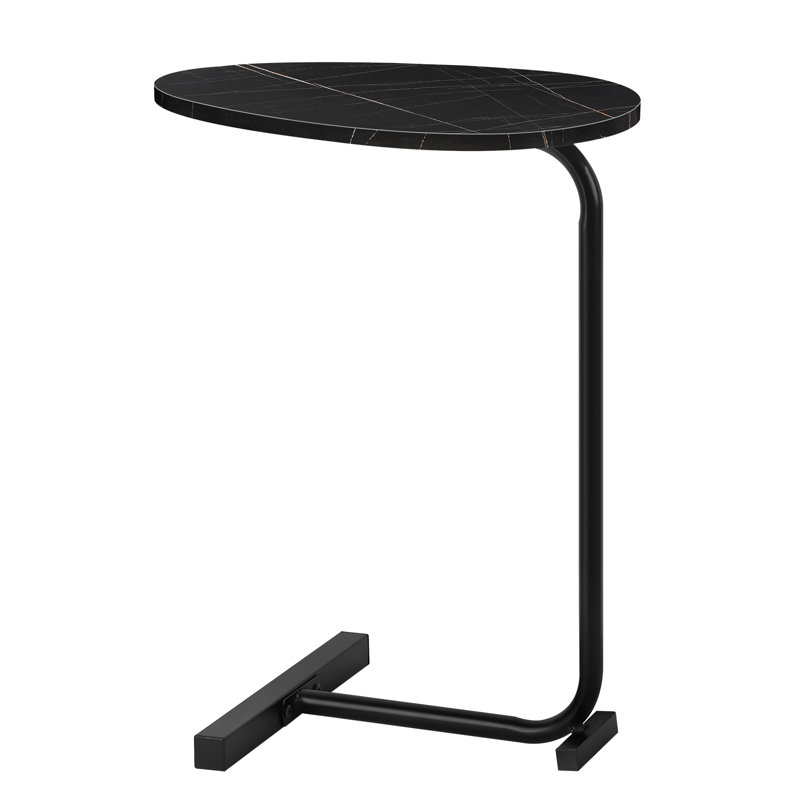 Movable Side Table - Black