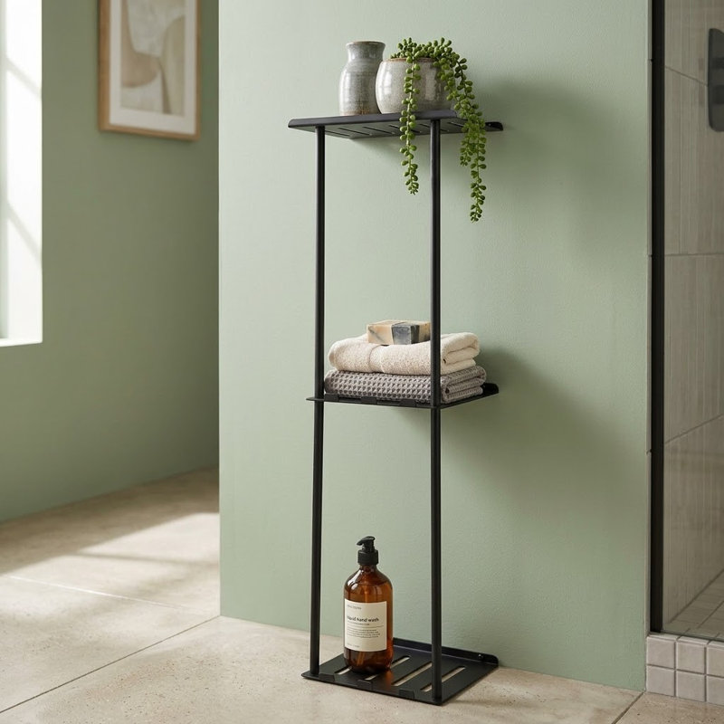 Steel Wall Bathroom Shelves