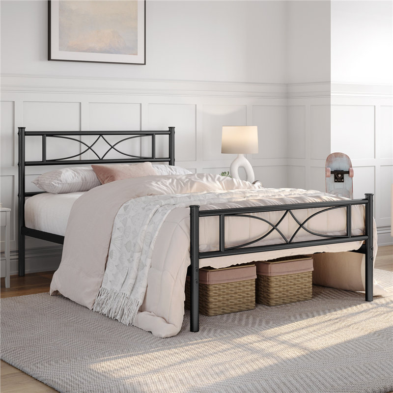  Bed, Single (3'), Black