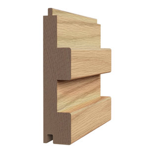 Panneau mural Interbois en chêne rouge CRENO-S 3/4 po x 3-7 / 16 po x 96 po