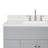 Hamlet 42.25'' Bathroom Vanity with Carrara Quartz Top-94003711