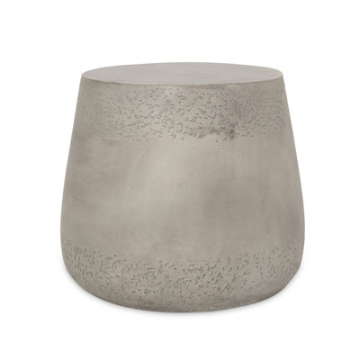Concrete Top End Table