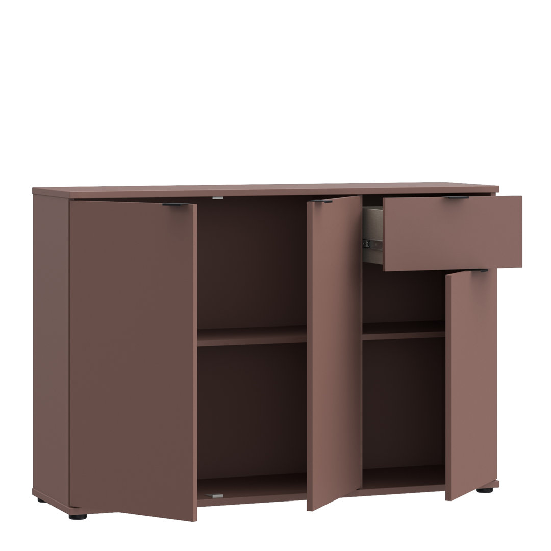 Ganymede Wide 3 Door Cupboard with Drawer