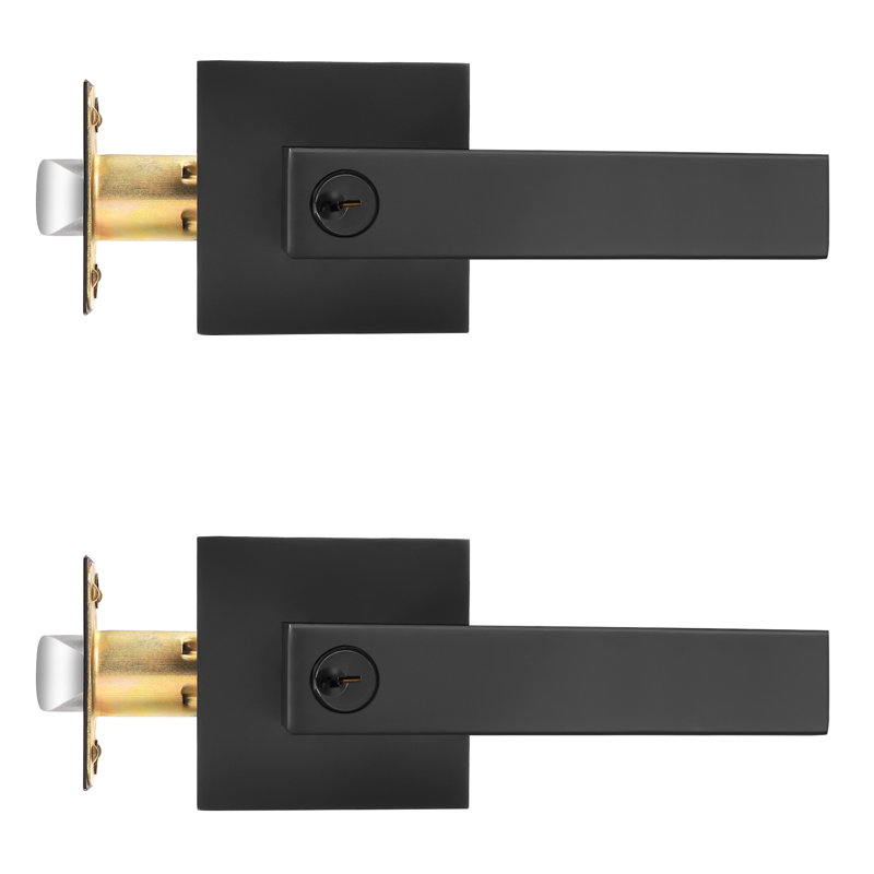 Black Single Dummy Door Lever, Single Dummy, Black, Concealed Screws