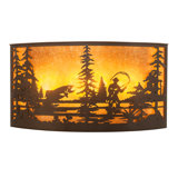 Rustic Lodge 4 - Light Flush Mounted Sconce