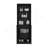 Bookcase Dual-Door Benzoni, Office, Black-2137736564