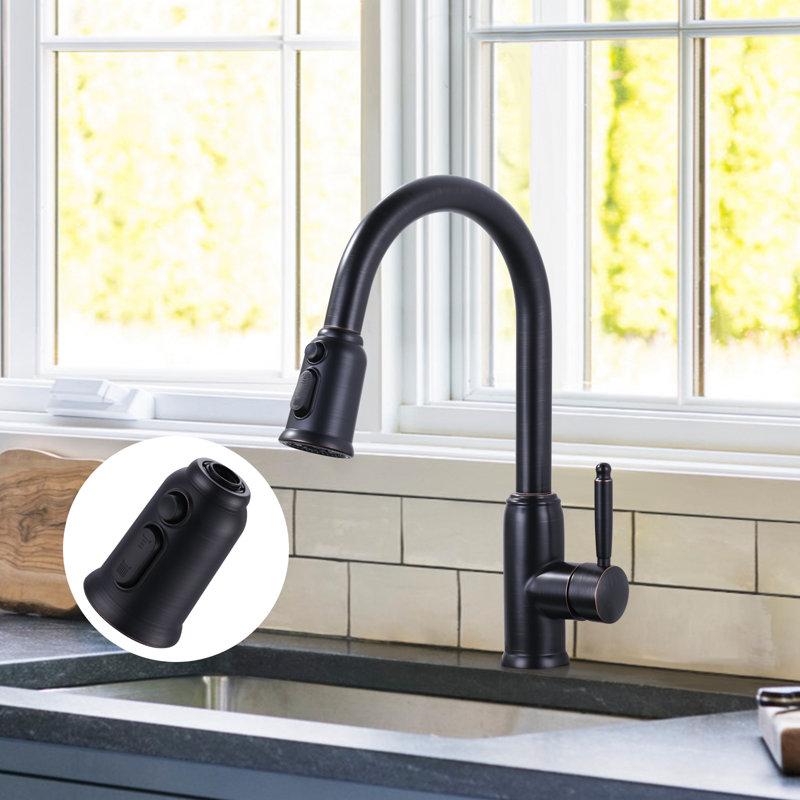 Multi Functional Kitchen Faucet Replacement Nozzle, Oil Rubbed Bronze