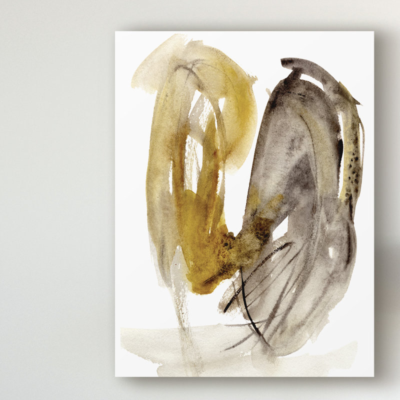« calendula ii », peinture sur toile tendue, H 19 po x l 14 po x P 2 po