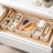 7-Piece Felt Drawer Organizer Set - Beige-121303224