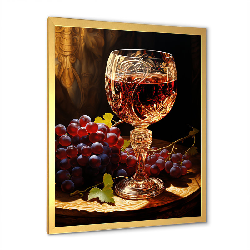 «Judaism Kiddushs Glow», reproduction sur toile, H 32 po x l 16 po x P 1 po, Cadre doré simple