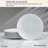 Fitz And Floyd Everyday White Coupe Appetizer Plates Set, 6 Piece
