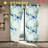 2Pcs Blue Marble Blackout Curtains Abstract Ink Swirl Pattern Thermal Insulated Noise Reducing Room Darkening Window Drapes for Living Room Bedroom Kitchen Home Decor-1141608333