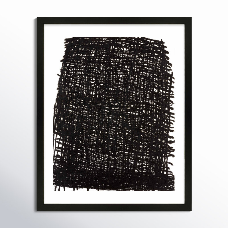 Dense Forest Print by Stephanie Dennis, 20" H x 16" W  x 1.25" D, Black