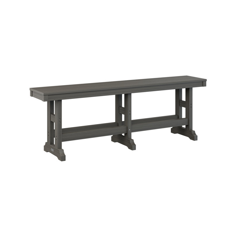 Banc de jardin d'extérieur Garden Classic, Gris côtier, H 23 po x l 66 po x P 12,5 po