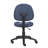 Jea Swivel Posture Chair, Contoured Seat And Back, Blue Tweed, Wheels-117561171