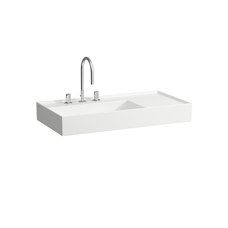 Kartell 35.38'' L Bathroom Sink, 8" Centers