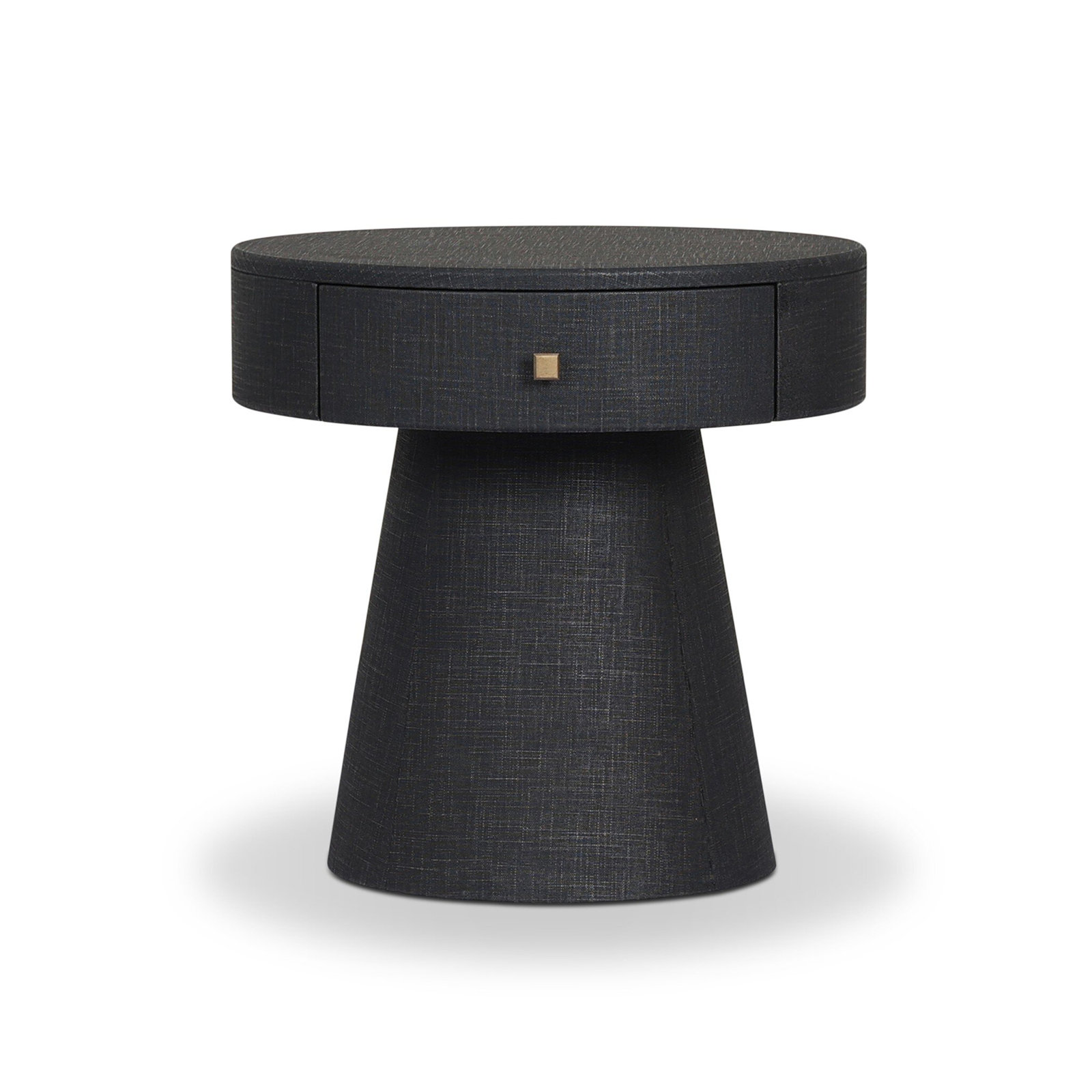 Chiro Nightstand, Black Linen