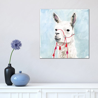 Watercolor Llama II par Victoria Borges - reproduction d'art