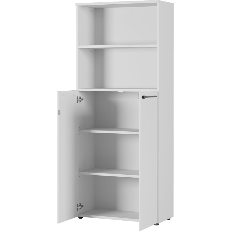Miabella 2 -Door 3 -Shelf, Light Grey