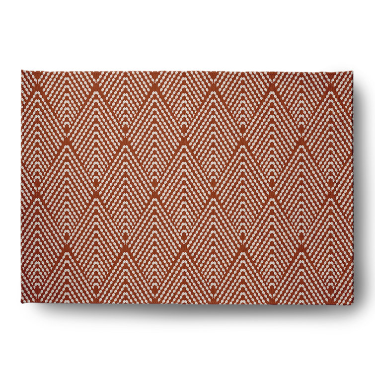 Chenille Geometric Indoor Rug